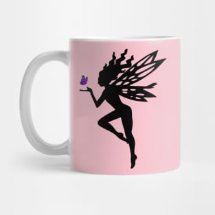 Fairy with Purple Butterfly Mug